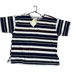 Vintage Extra Editions Striped Shirt Size 3X NWT